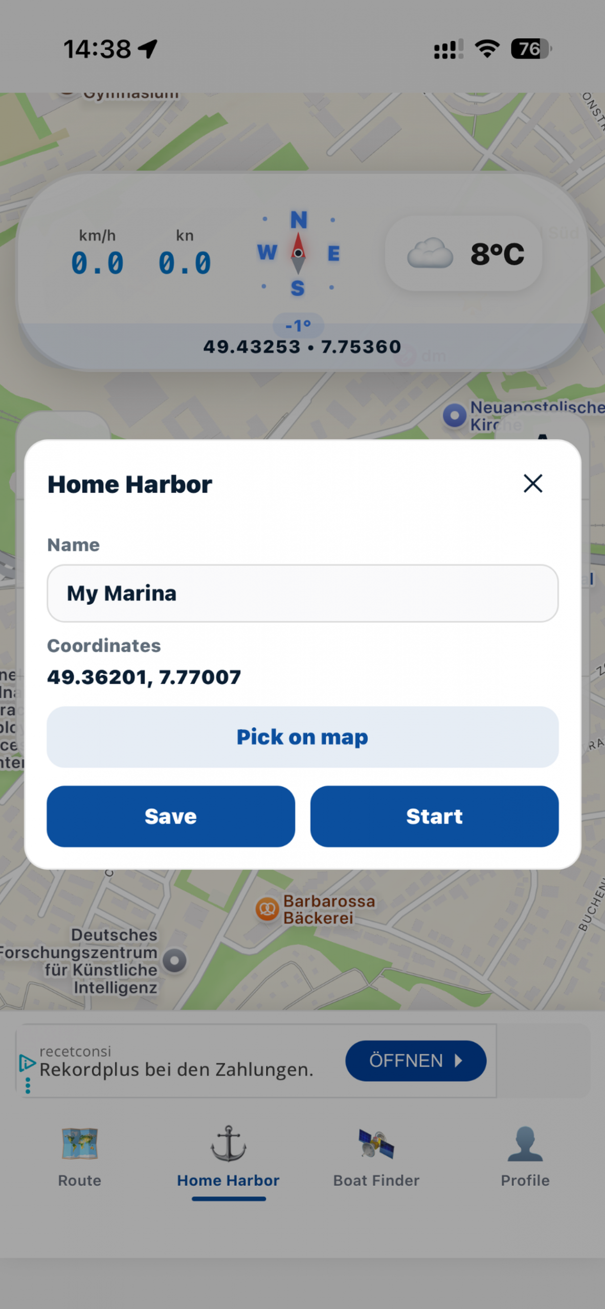 Boat Navi Screenshot