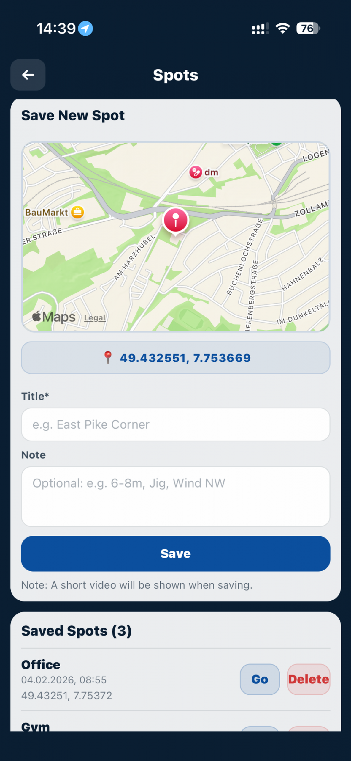 GPS Tracker Integration